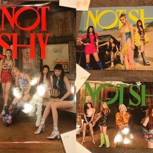 Itzy Not Shy official kpop poster bundle of 3